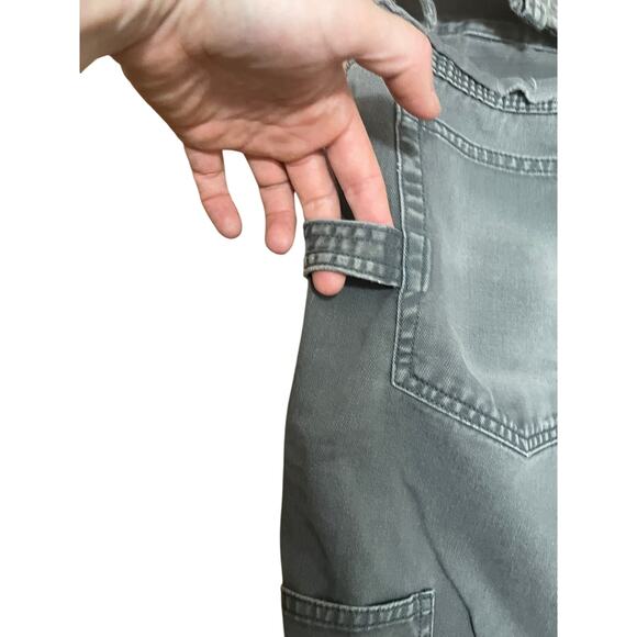 Duluth Trading Co Men's 38 x 30 Gray Thrashed 100% Cotton Carpenter Work Pants - Picture 9 of 9